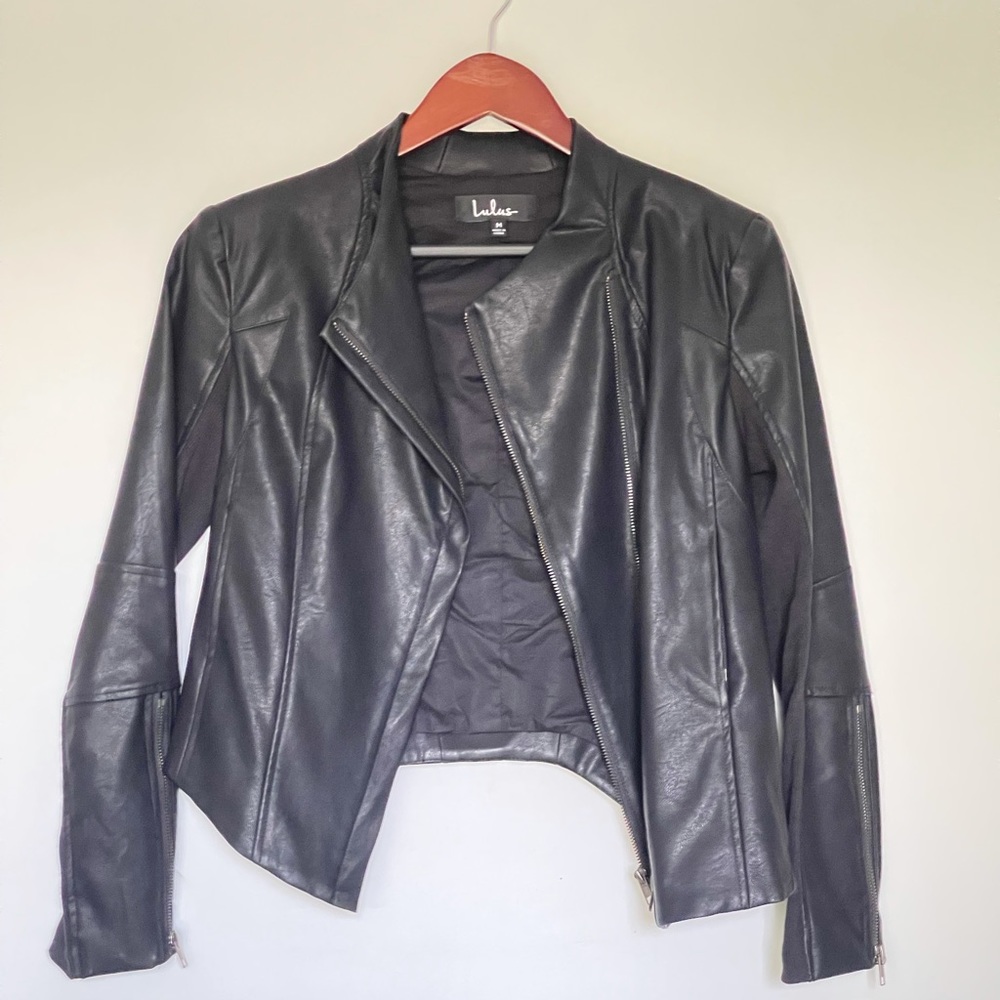 Lulus Faux Leather Jacket